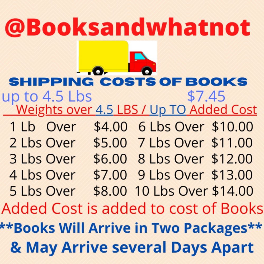 Over 4.5 Lbs Shipping Rates Please Read